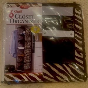 Hanging 6 Shelf Closet Organizer